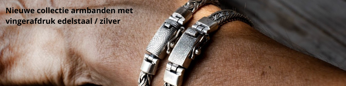 nieuwe collectie armbanden in edelstaal en zilver